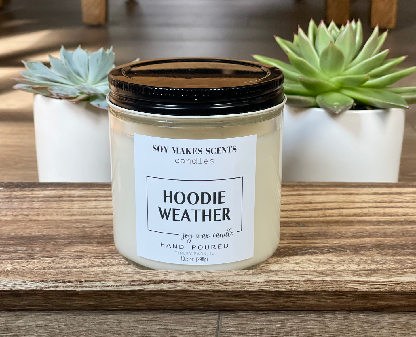 Hoodie Weather 10.5oz soy wax candle