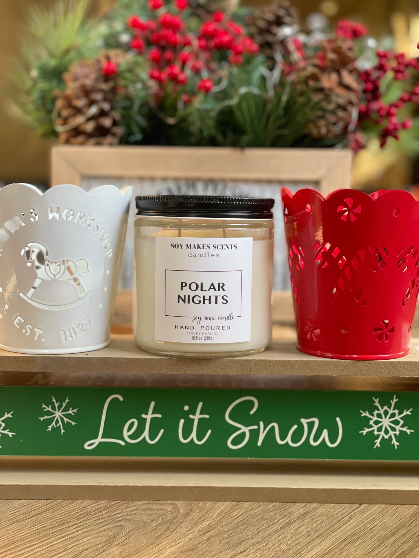 Polar Nights 10.5oz soy wax candle