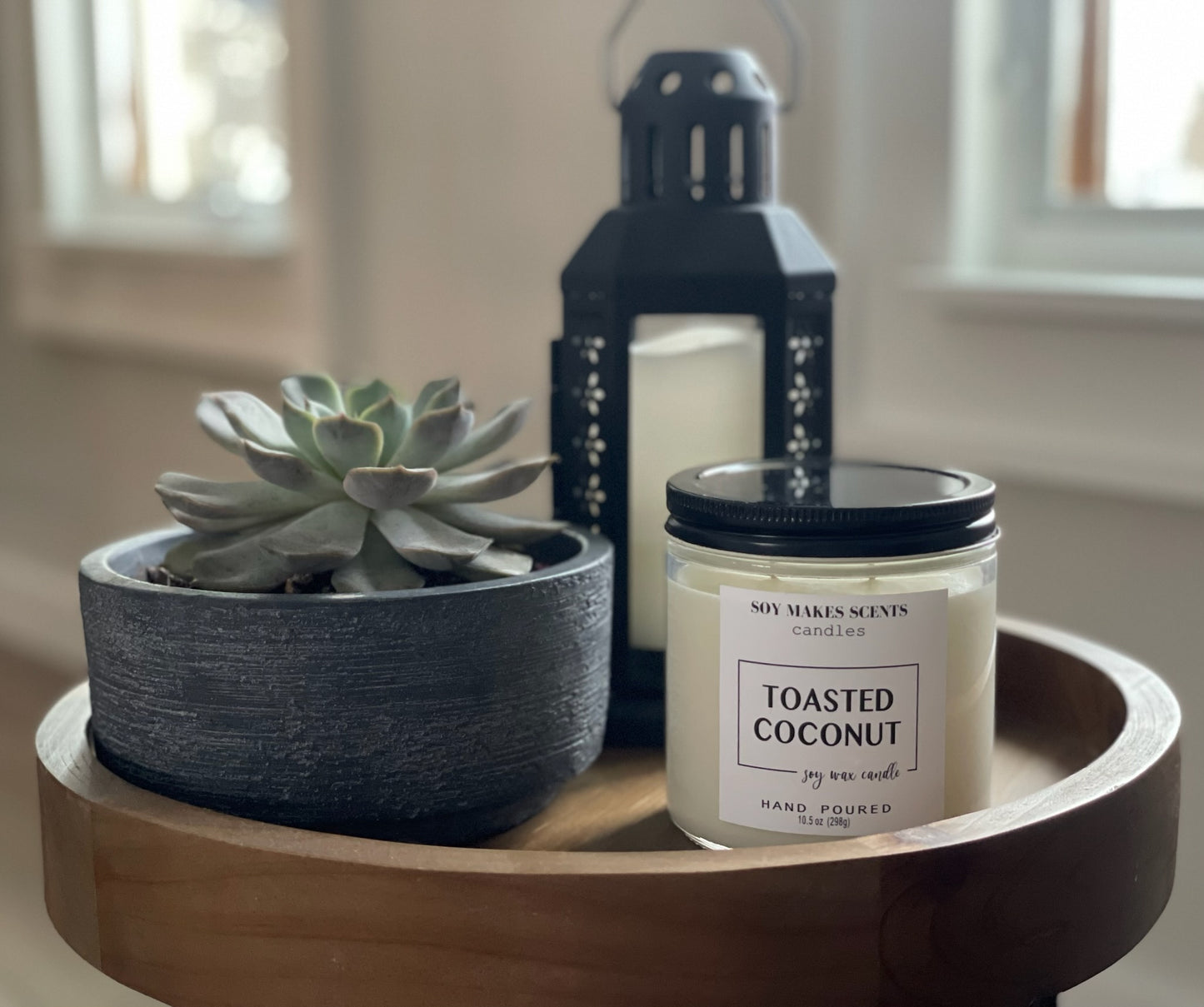 Toasted Coconut 10.5oz soy wax candle