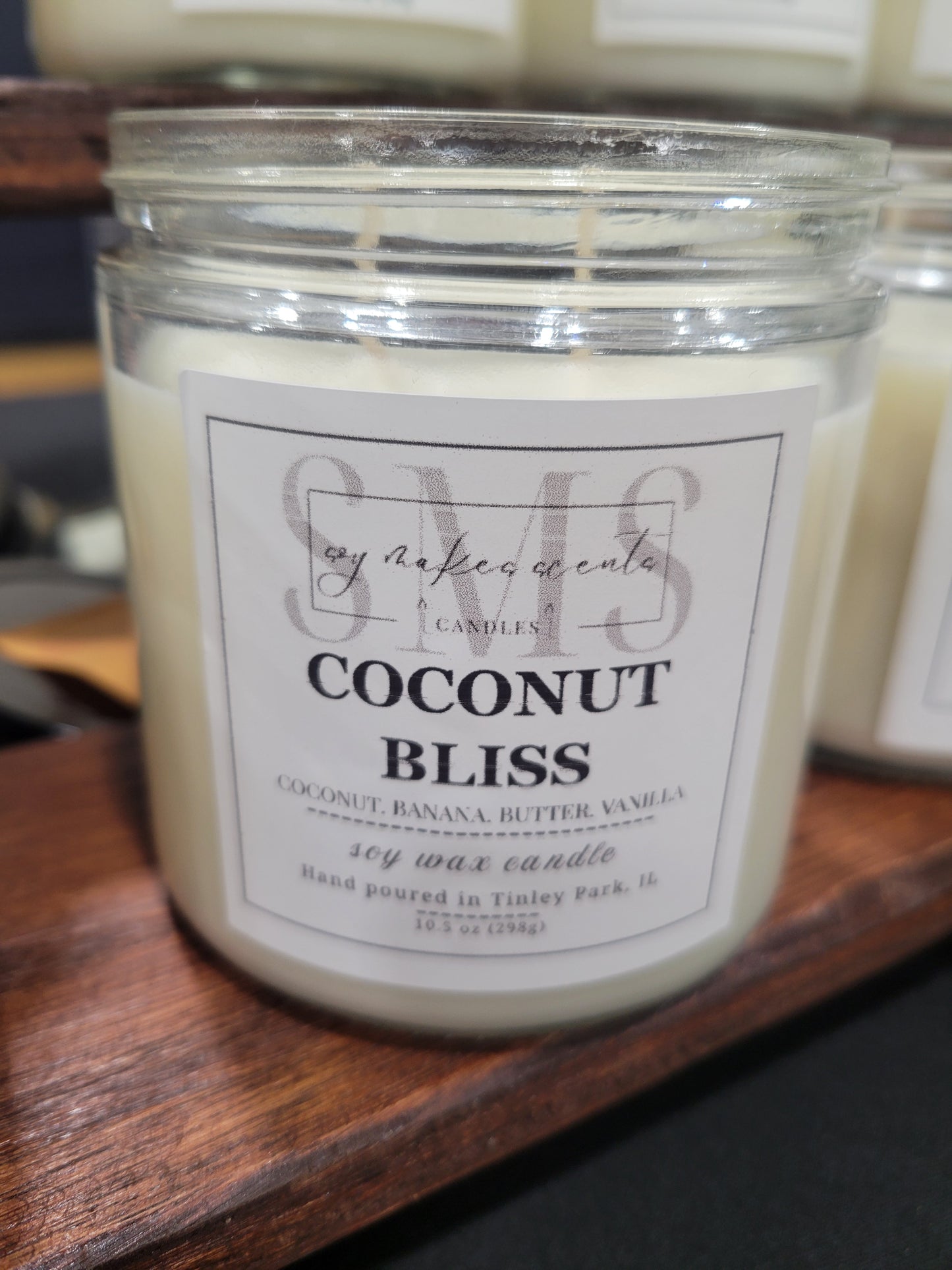 Coconut Bliss 10.5oz soy wax candle