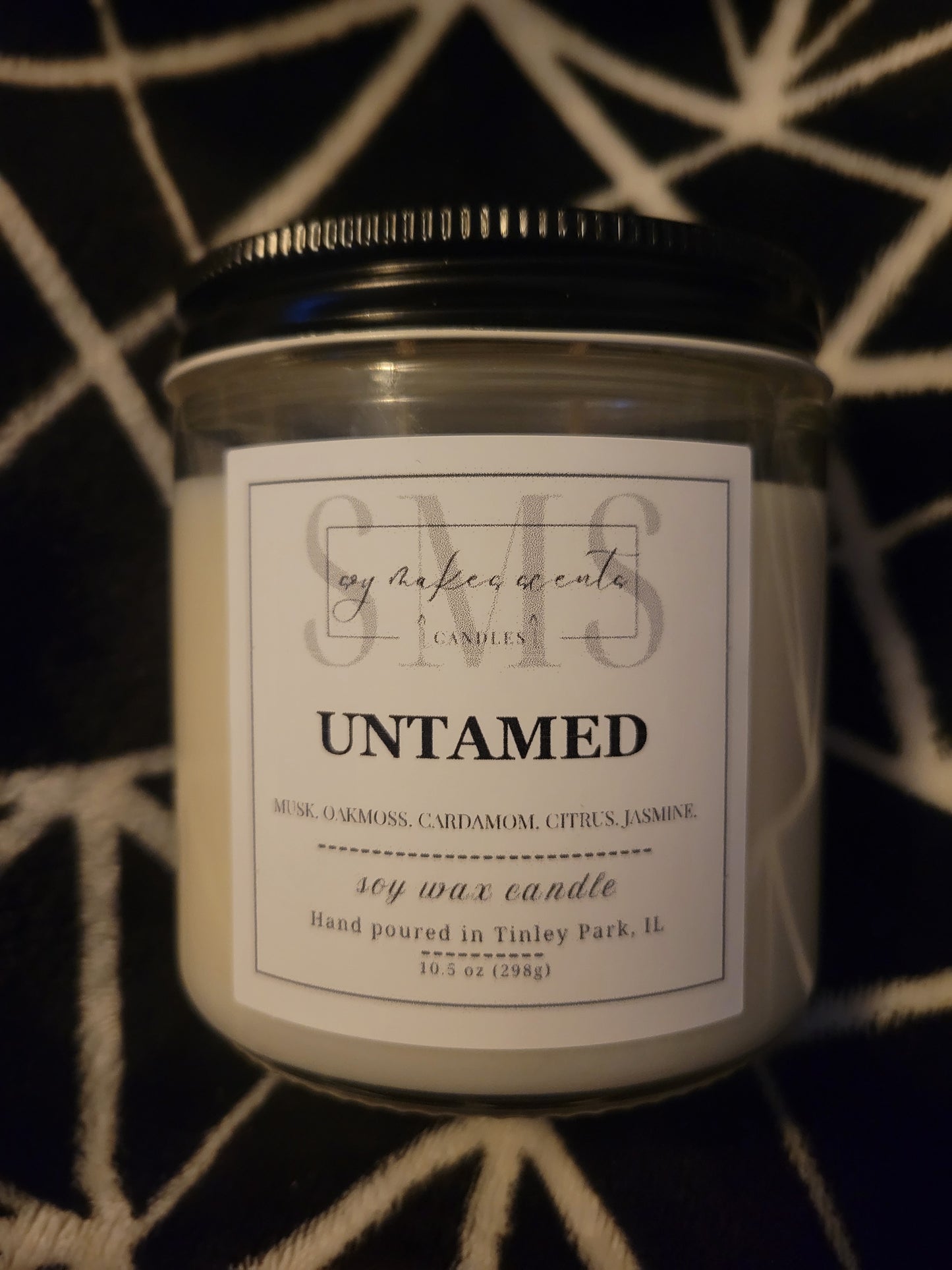 Untamed 10.5oz soy wax candle