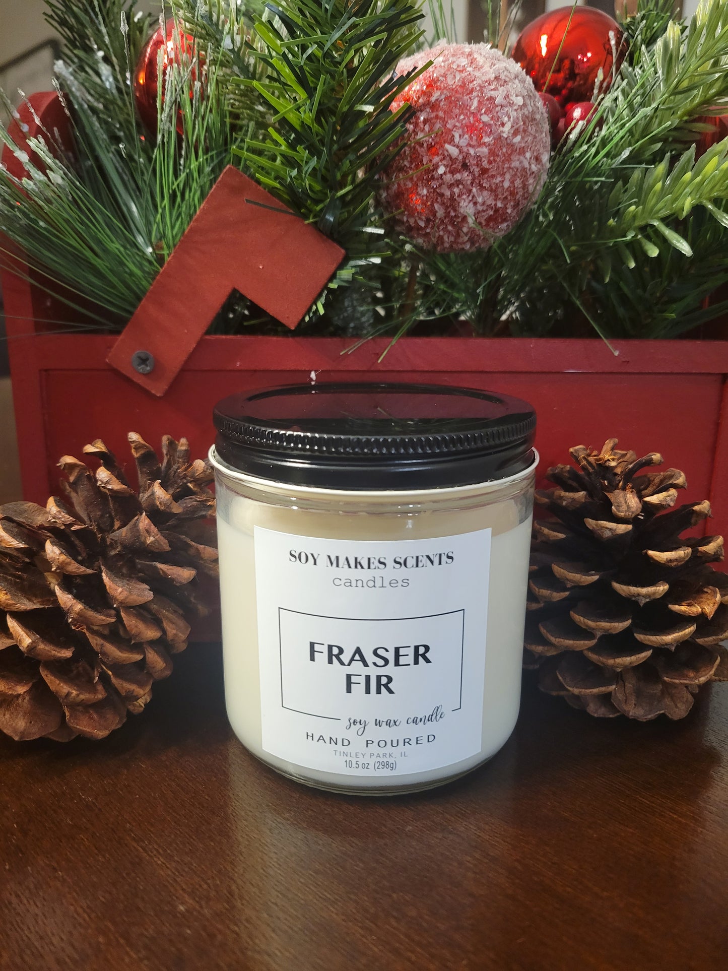 Fraser Fir 10.5oz soy wax candle