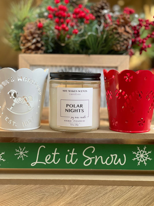 Polar Nights 10.5oz soy wax candle