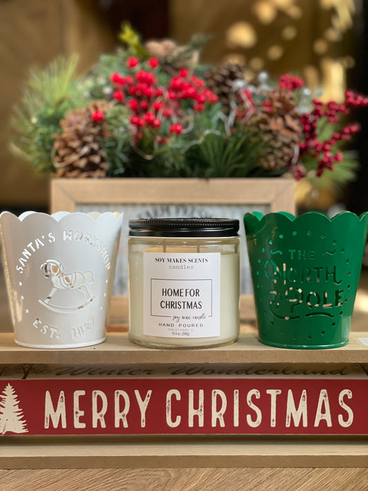 Home For Christmas 10.5oz soy wax candle