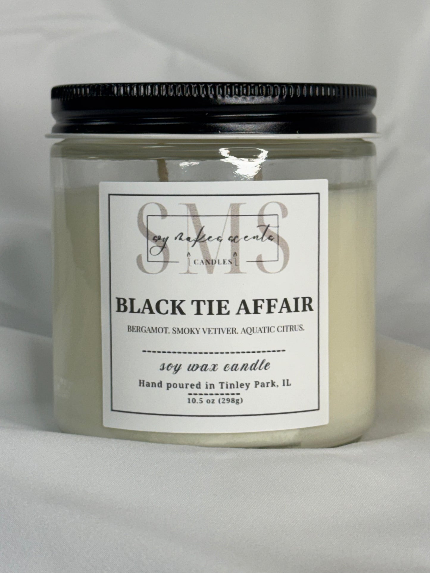 Black Tie Affair 10.5oz soy wax candle
