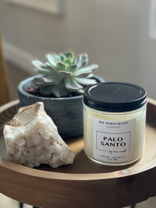 Palo Santo 10.5oz soy wax candle