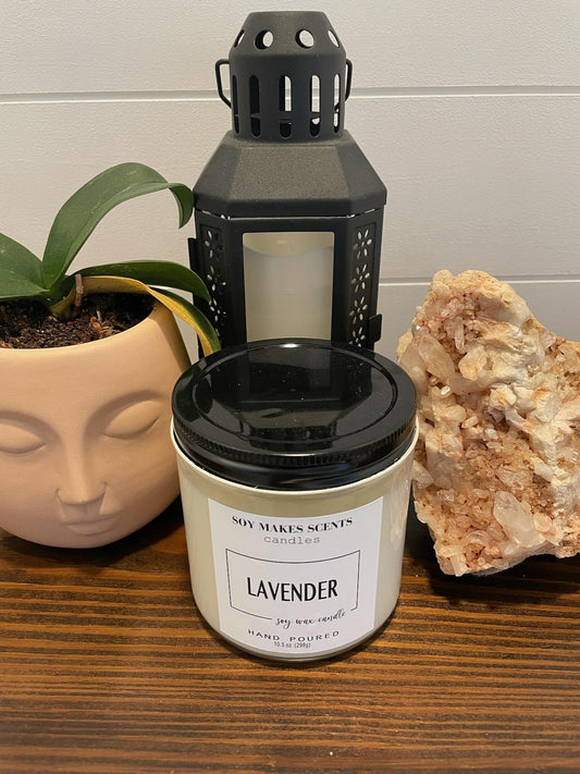 Lavender 10.5oz soy wax candle