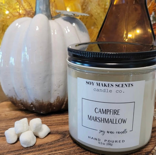 Campfire Marshmallow 10.5oz soy wax candle