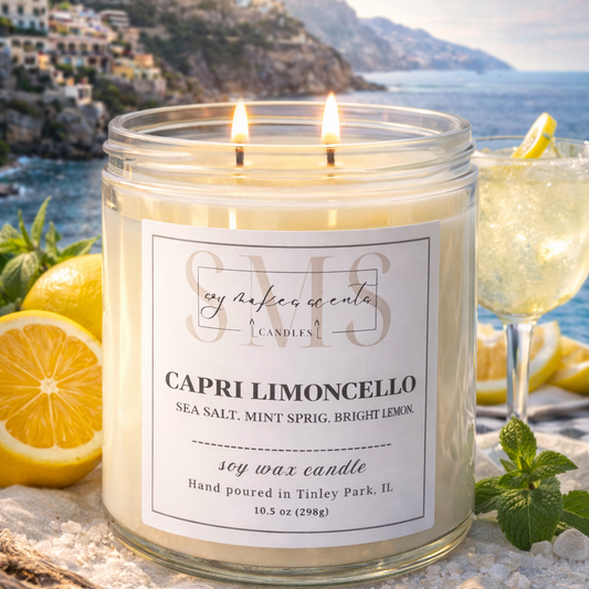 Capri Limoncello 10.5 oz soy wax candle