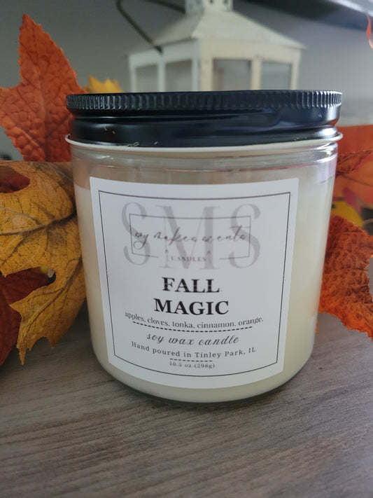 Fall Magic 10.5 oz soy wax candle