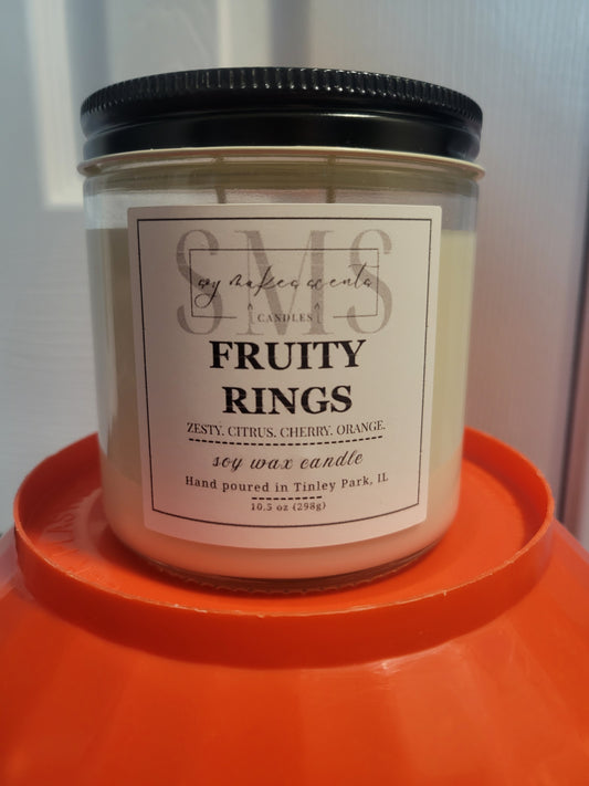 Fruity Rings 10.5oz soy wax candle